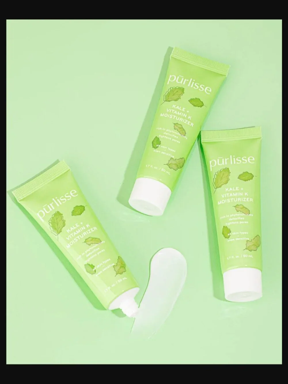 🌈4/$20 NIB Purlisse Beauty Kale + Vitamin K Moisturizer Full Size Retail $35.00
